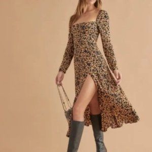 Reformation Sigmund Midi Dress - Blitz - Size 0